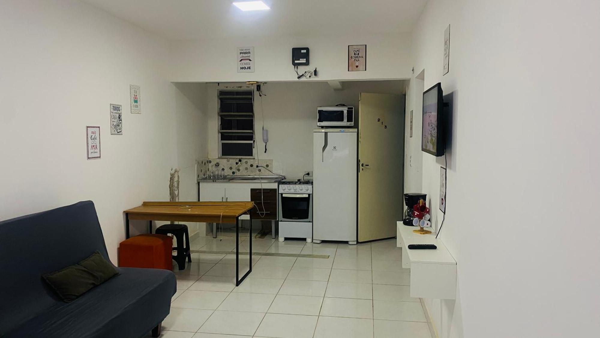 Apartamento Kit Net Pe Na Areia Praia Grande  Exterior photo